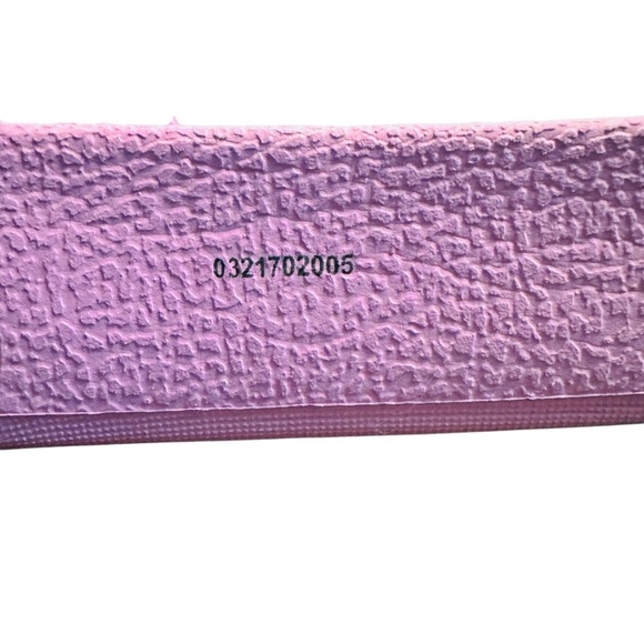 Adidas Adilette Aqua Slides Women’s Size 11 Pink White Stripes Comfort Sandals - Picture 8 of 9